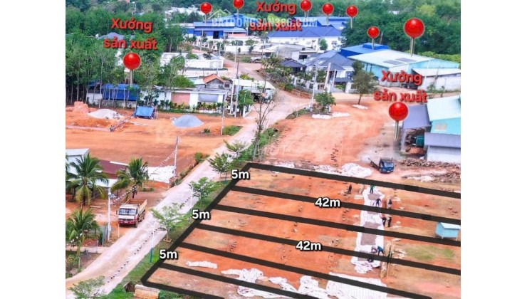 190t/200m2r sở hữu lô đất thổ cư –ngay cạnh KCN 2000HA