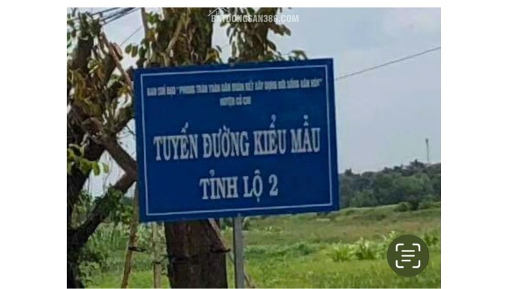 BÁN ĐẤT + NHÀ CẤP 4 TRUNG TÂM CỦ CHI – MẶT TIỀN ĐƯỜNG TL2 – 370M2 CHỈ 7.7 TỶ. LH:0338997877.