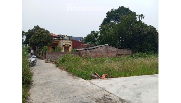 Bán đất Thuận thành, Bắc Ninh. 80m2 * mt 4,5m * 2,65 tỷ. ô tô thông, vào đất.