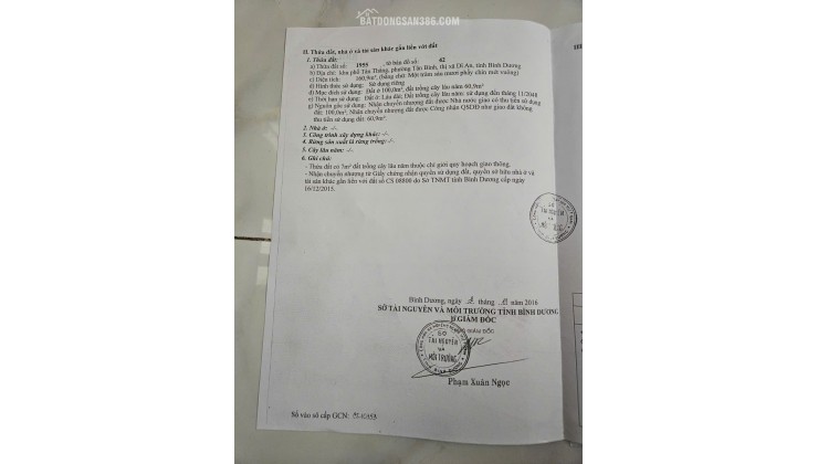 BÁN NHÀ TẠI DĨ AN BÌNH DƯƠNG, 160,9M2 (1 TRỆT 1 LẦU) SẴN SHR CHỈ 4.87 TỶ. LH:0933224374.