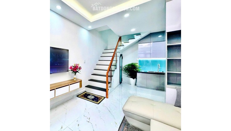 4Tỷ 680: Phường Tân Định Quận 1- Nở hậu 4.1m- Căn góc 2 Tầng 2 Phòng ngủ FULL nội thất. 0933910039