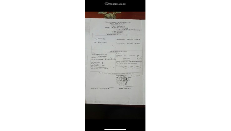 Bán Nhà Mặt Tiền 9 Trần Quang Diệu, P13, Quận 3
