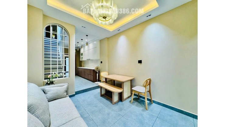 NHÀ ĐẸP 4 TẦNG ( 4 x 11 ) - HẼM XE HƠI 6M - GẦN NGÃ 4 PHÚ NHUẬN - KHU PHAN XÍCH LONG -  10 TỶ 380 ( TL )