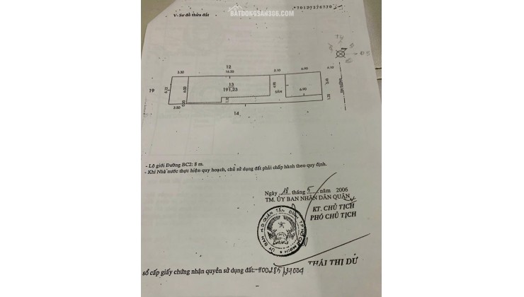Chính Chủ Bán Mặt Tiền Bàu Cát 2, P14, Q Tân Bình: DT 6.8x30m, Giá Tốt 38 Tỷ. Liên Hệ: O981.699.932