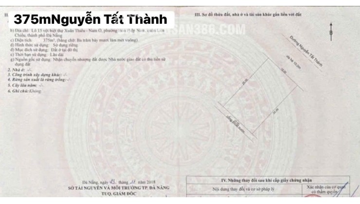 CƠ HỘI ĐẦU TƯ – BIỆT THỰ BIỂN NGUYỄN TẤT THÀNH - VỊ TRÍ ĐẸP KHU NGHỈ DƯỠNG MIKAZUKI, GIÁ CHỈ 75 TRIỆU/M²