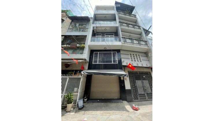 HẺM XE TẢI - PHẠM VĂN ĐỒNG , BÌNH THẠNH ,  XE HƠI NGỦ TRONG NHÀ-NHÀ MỚI 5 TẦNG 8.5 TỶ