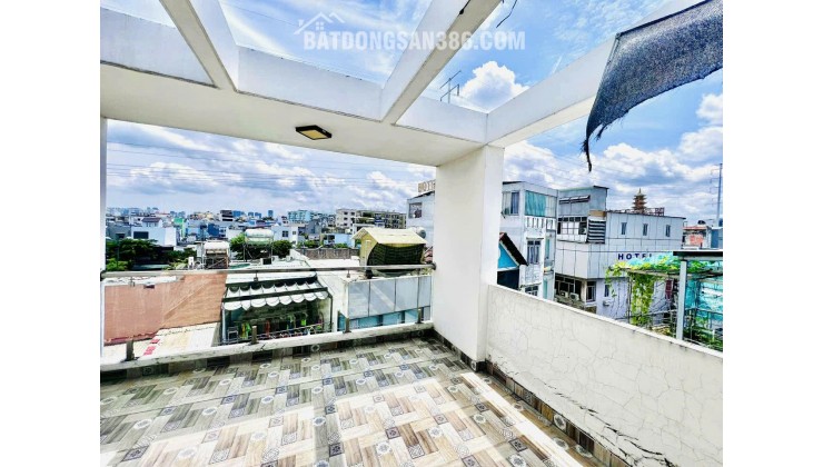 HẺM XE TẢI - PHẠM VĂN ĐỒNG , BÌNH THẠNH ,  XE HƠI NGỦ TRONG NHÀ-NHÀ MỚI 5 TẦNG 8.5 TỶ