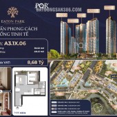 Giỏ hàng căn hộ Eaton Park giá gốc CĐT -  căn hộ cao cấp 1PN, 2PN, 3PN, Shophouse Eaton Park - Gamuda Land, quận 2