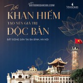 Mở bán VINHOMES Giảng võ, dự án VIP nhất Hà Nội