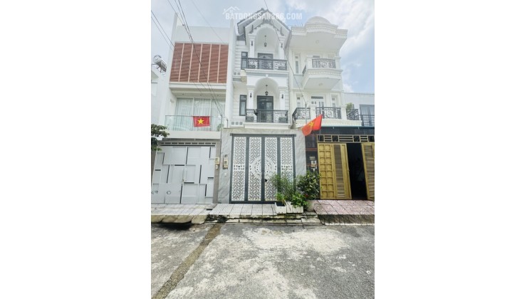 Bán nhà 3 tầng, DT 58 m2,  đường Số 2, Tăng Nhơn Phú, TP HCM. Sổ hồng, 6.39 tỷ.