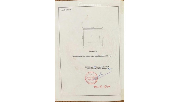 MẢNH ĐẤT ĐẸP ÔTÔ ĐỖ CỬA -Hoàng Quốc Việt 96m/ Mặt tiền 10m 35 Tỷ, Ngõ thông