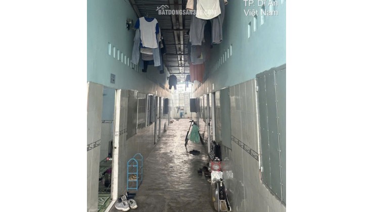 BÁN 489,1M2 ĐẤT TẠI DĨ AN ĐANG CHO THU NHẬP 65TR/TH, GIÁ CHỈ 23 TỶ TL. LH:0979918686.