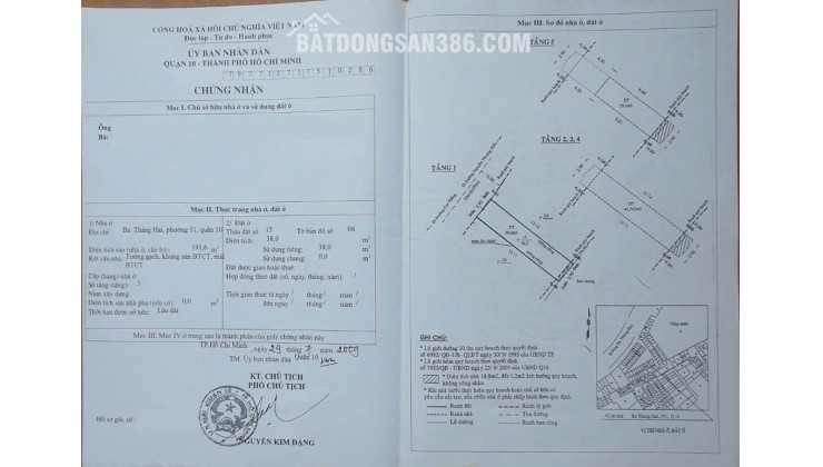Bán Nhà Mặt Tiền 23 Đường 3 Tháng 2, P.11, Q10