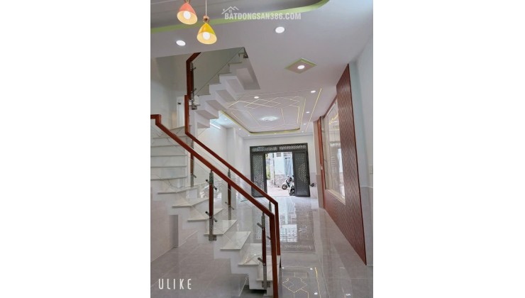 NHÀ MỚI ĐẸP GÒ XOÀI–HẺM 6M  ÔTÔ NGỦ TRONG NHÀ NHỈNH 5 ĐỒNG