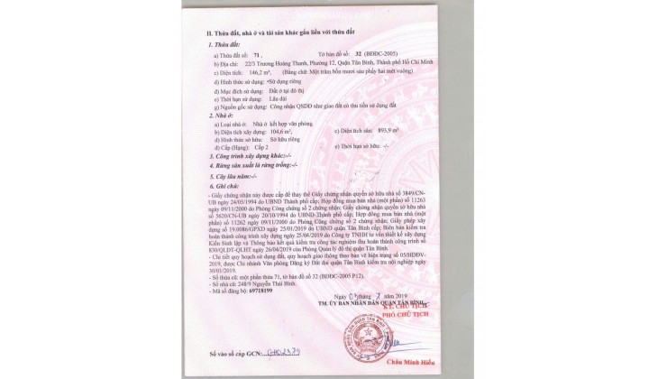 Bán Nhà Hẻm Xe Hơi 248/9 Nguyễn Thái Bình, Bảy Hiền