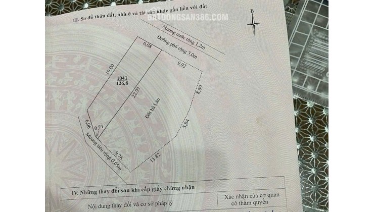 CẦN BÁN LÔ ĐẤT ĐẸP – PHƯỜNG QUẢNG HƯNG - TP.THANH HÓA