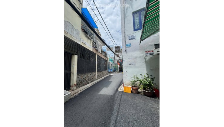 NHÀ HẺM XE HƠI VƯỜN LÀI – TRỆT 2 LẦU + ST – KHU VIP DÂN TRÍ CAO. LH:0908693110.