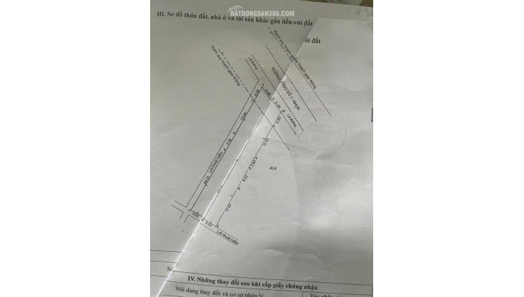 BÁN 489,1M2 ĐẤT TẠI DĨ AN ĐANG CHO THU NHẬP 65TR/TH, GIÁ CHỈ 23 TỶ TL. LH:0979918686.