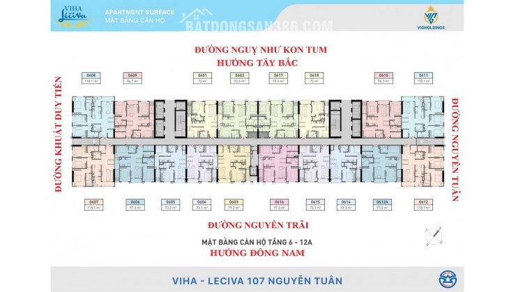 Chính chủ cắt lỗ bán căn 2PN 2VS tại chung cư cao cấp viha Complex 107 Nguyễn Tuân