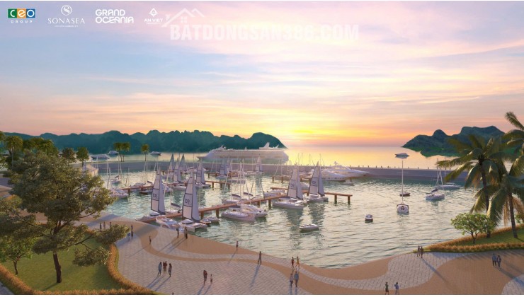 GRAND OCEANIA VÂN ĐỒN – BIỆT THỰ BIỂN ĐẲNG CẤP TRONG QUẦN THỂ SONASEATọa lạc tại Khu đô thị nghỉ dưỡng