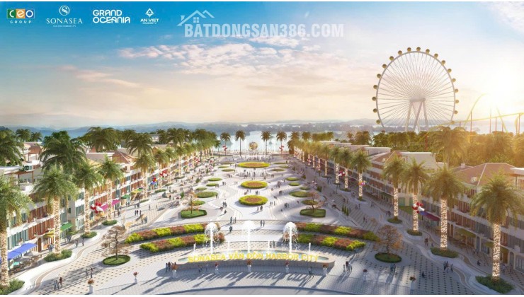 GRAND OCEANIA VÂN ĐỒN – BIỆT THỰ BIỂN ĐẲNG CẤP TRONG QUẦN THỂ SONASEATọa lạc tại Khu đô thị nghỉ dưỡng