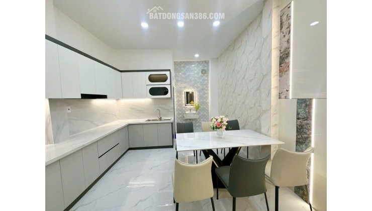 SIÊU PHẨM ĐẸP LUNG LINH HẺM VIP THÔNG NGUYỄN THỊ KIÊU QUẬN 12 - NGAY KHU PHỐ ẨM THỰC - 4x14M - 4 TẦNG - TẶNG FULL NỘI THẤT - GIÁ 5,950 tỷ
