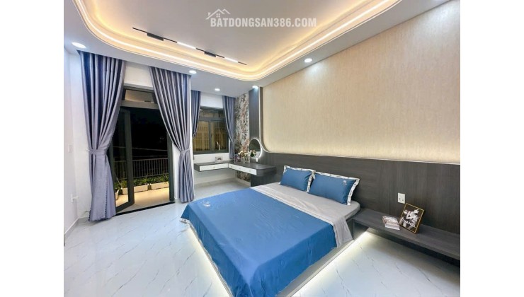 SIÊU PHẨM ĐẸP LUNG LINH HẺM VIP THÔNG NGUYỄN THỊ KIÊU QUẬN 12 - NGAY KHU PHỐ ẨM THỰC - 4x14M - 4 TẦNG - TẶNG FULL NỘI THẤT - GIÁ 5,950 tỷ