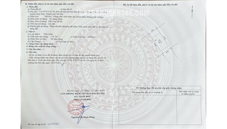 Bán biệt thự nhà vườn cao cấp- vườn hoa trức nhà, sát tổ hợp chung cư An Bình-KĐT Lê Trọng Tấn
