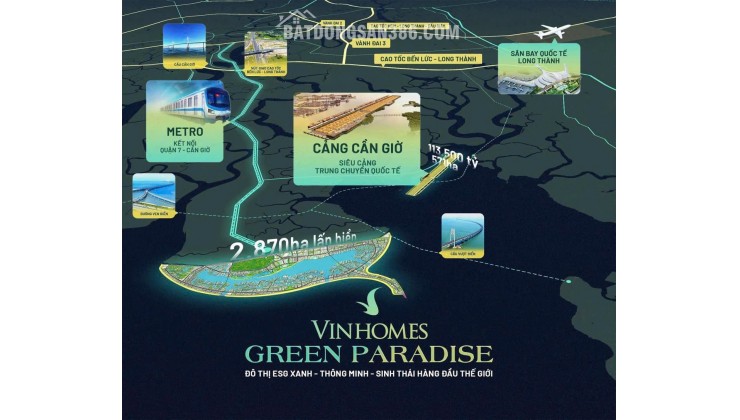 CHÍNH THỨC NHẬN BOOKING VINHOMES GREEN PARADISE CẦN GIỜ - HỒ CHÍ MINH CITY