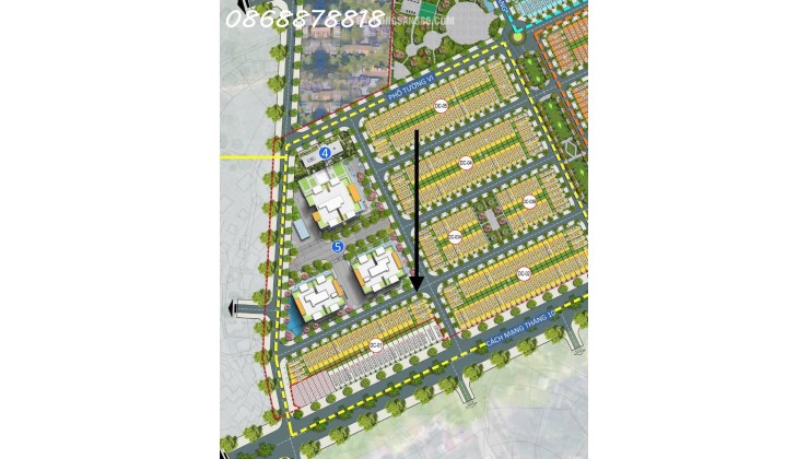 Bán lô góc 2 mặt tiền 103.5m² KĐT Cầu Trúc Sông Công, ngay sau đường Cách Mạng Tháng Mười