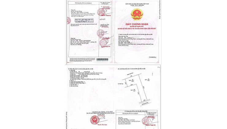 Bán 54m2 Đất Nền Tặng Nhà Tại Phường Mỹ Phước, Thành Phố Long Xuyên, Tỉnh An Giang