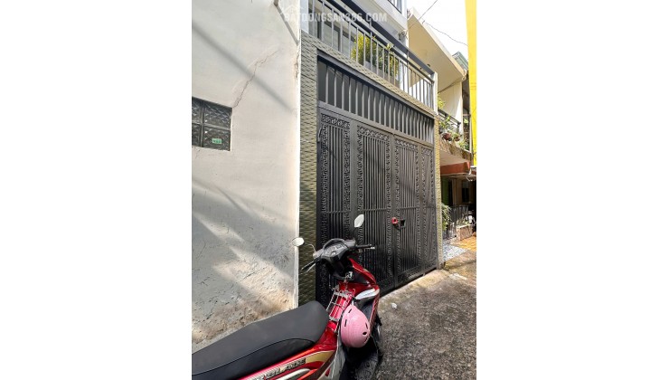 Nhà mới 3lầu BTCT hẻm thông Phạm Thế Hiển P6Q8 (SHHC)