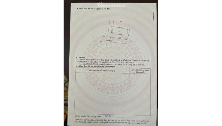 Đất Đồng Trạng -Hòa Lạc ,lô góc 120m full thổ ,sãn sổ công chứng trong ngày.