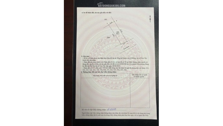 Đất  nền đẹp cạnh ĐH Quốc gia,đh FPT  và Công nghệ cao Hà nội,giá từ 1x triệu/m