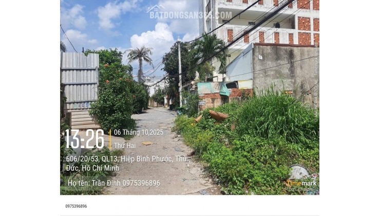 BÁN ĐẤT KHU VIP NGANG 9M X 35M ĐỐI DIỆN VẠN PHÚC CITY . HIỆP BÌNH PHƯỚC.THỦ ĐỨC. 13.8 TỶ