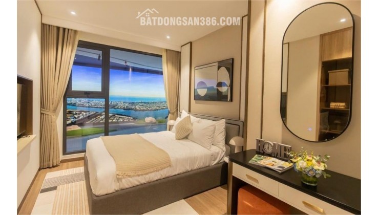 Căn hoa hậu Dulkey cuối tại Masteri Rivera Danang, 3PN 3WC, tầng 15 view sông Ck 15%, HT 70% lãi 0%