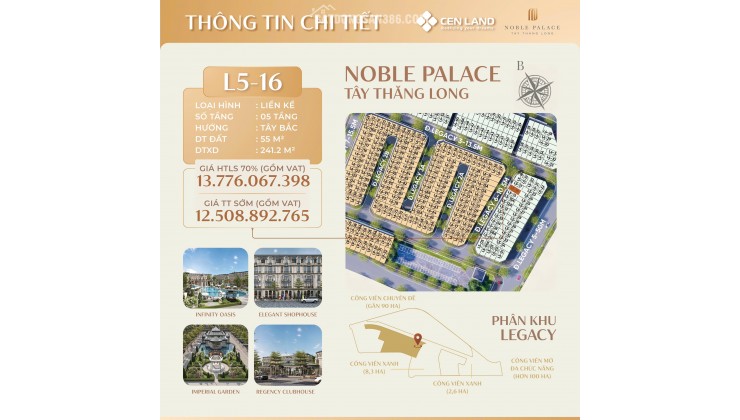Noble Palace Tây Thăng Long – Nơi sống tiện nghi giữa lòng đô thị mới