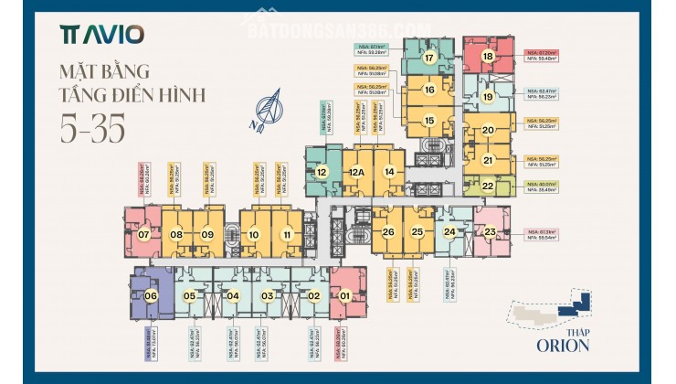  CHỈ 9TR/THÁNG CĂN STUDIO TÒA ORION – DỰ ÁN TT AVIO DĨ AN 