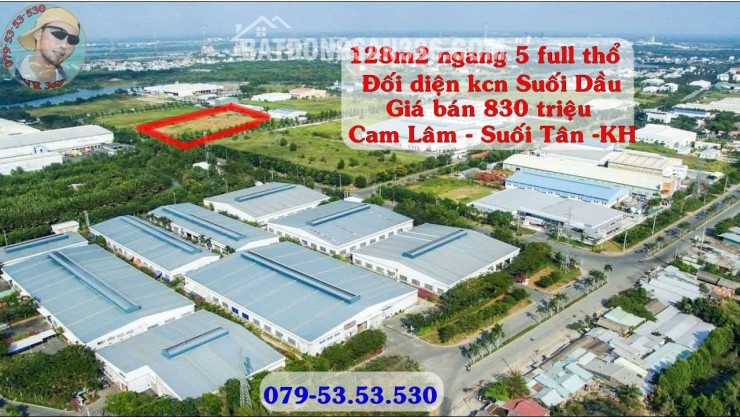  BÁN ĐẤT NỀN CAM LÂM GIÁ CHỈ TỪ 830 TRIỆU/NỀN – GẦN KCN SUỐI DẦU, FULL THỔ CƯ, SỔ RIÊNG TỪNG LÔ