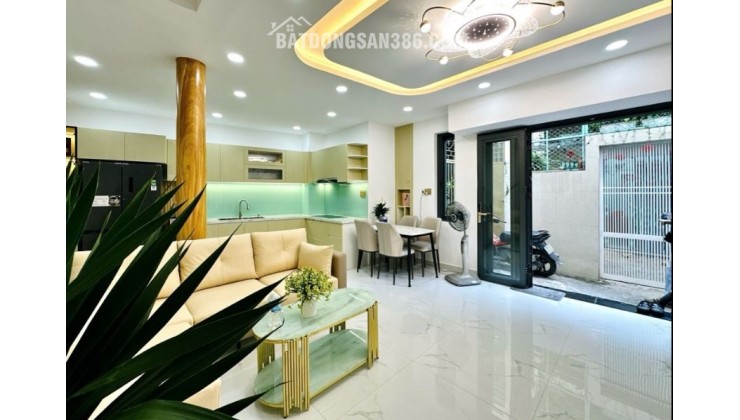 NHÀ TÂN BÌNH - SÁT MẶT TIỀN - NGANG 7.3m - 41m2 - 4 TẦNG BTCT - NHÀ ĐẸP FULL NỘI THẤT - 8.6 TỶ TL