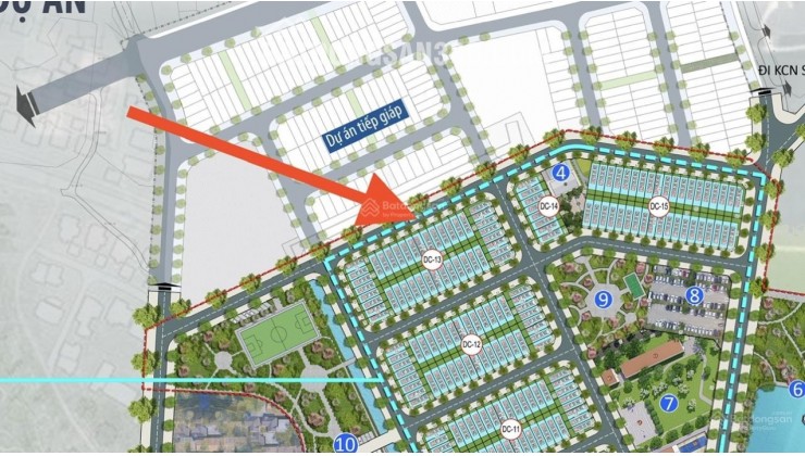 Bán gấp lô đất DC13-35 - 105m2 KĐT Cầu Trúc Sông Công - Đối diện Dự án Bách Quang Central. Giá 1.75 tỷ