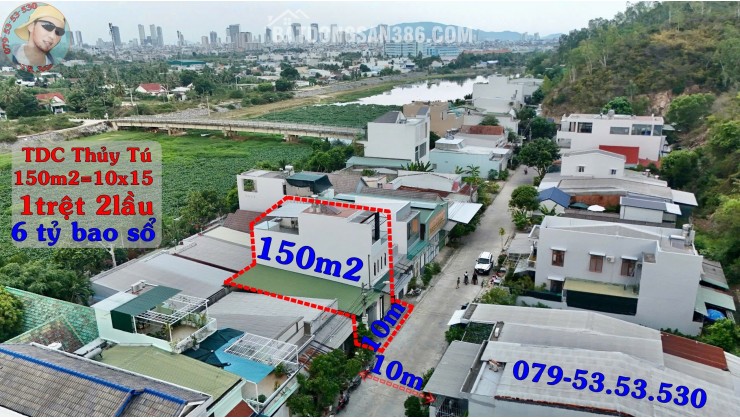 Bán gấp nhà tái định cư thuỷ tú Vĩnh Thái Nha Trang, 150m2 full thổ cư, nhà đẹp vào ở ngày đc O93.6666.2O9