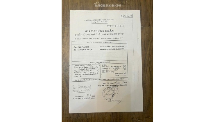 Chính Chủ Bán HXH Âu Cơ, Phường 9, Tân Bình: 8.5x24.14m, Giá Tốt Nhất Thị Trường Chỉ 27.5 Tỷ!