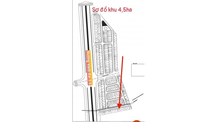 Chính chủ em cần bán lô đất dịch vụ 4,5 ha Vân Canh, mặt đường vành đai 3.5