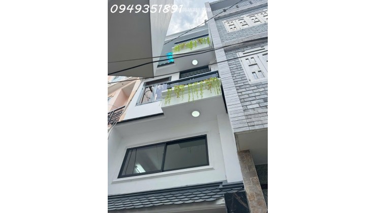  TRUNG TÂM PHÚ NHUẬN – 4 TẦNG BTCT – HẺM 5M THÔNG 3 PHÍA – CHỈ 4.75 TỶ