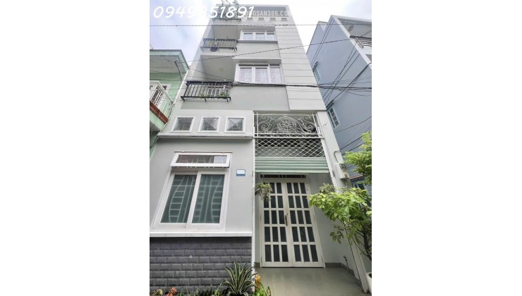  HIẾM - LÊ VĂN SỸ, PHÚ NHUẬN - 61M² (5.1x12) - 5 TẦNG LỆCH - CÁCH MẶT TIỀN 30M - CHỈ 10.999 TỶ 