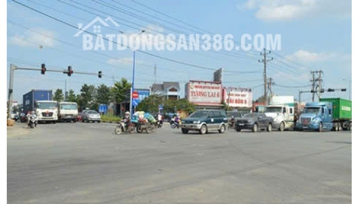 BÁN ĐÁT MẶT TIỀN 1.088M2 NGAY NGÃ TƯ MỸ PHƯỚC TÂN VẠN VÀ  LÝ QUANG DIỆU. DĨ AN - BÌNH DƯƠNG
