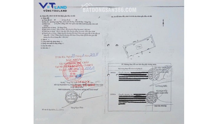 SỞ HỮU NGAY LÔ ĐẤT HIẾM PHƯỜNG LONG TÂM – VỊ TRÍ CHIẾN LƯỢC CỦA BÀ RỊA