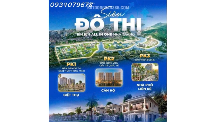 BÁN NHÀ LIỀN KỀ KHU ĐÔ THỊ HỖN HỢP SUNGROUP KHÁNH HÒA