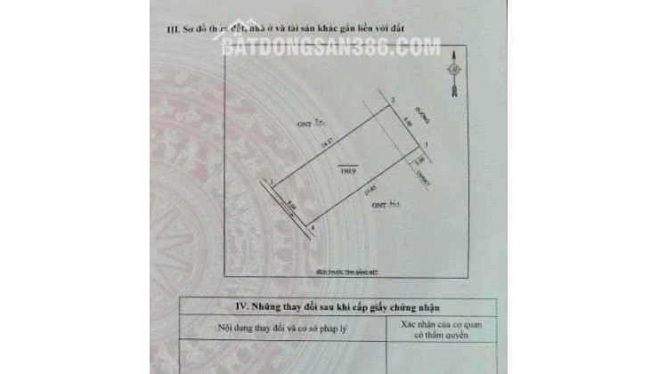 Bán 191m2 đất Đẹp Mặt đường 24m ( Đông Du ) - Hưng Lộc - P. Vinh Lộc